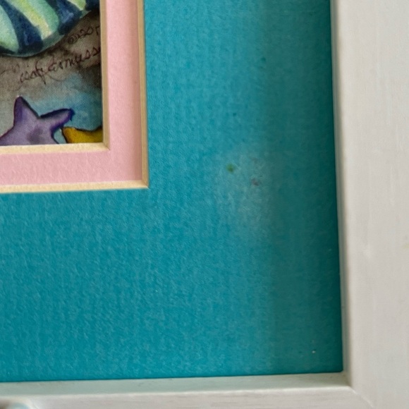 Framed mermaid picture - Picture 5 of 7